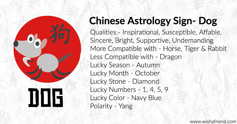 what are the characteristics of the chinese zodiac dog