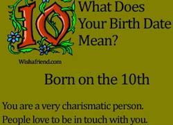 Birth Date Meaning