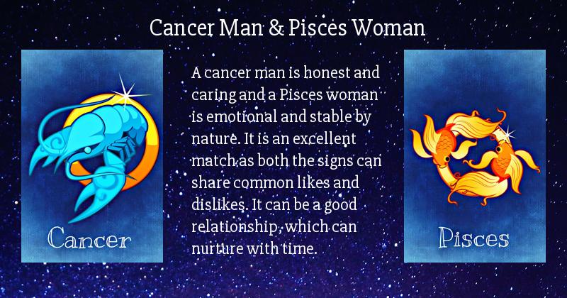 Cancer pisces male female How can