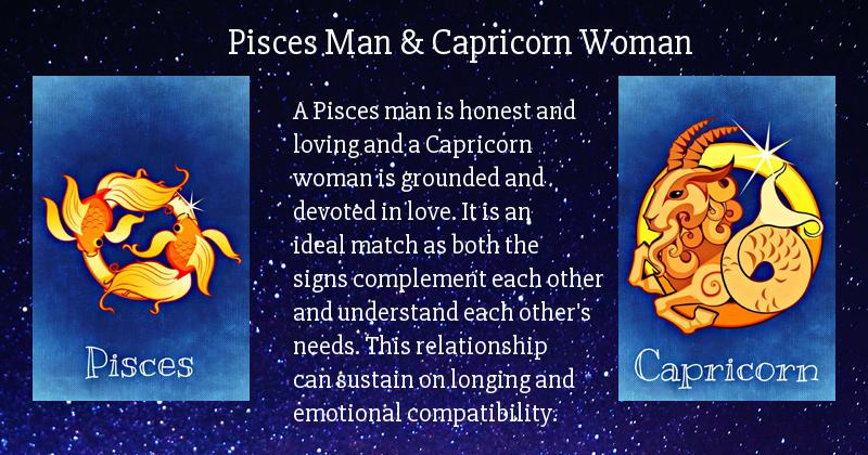 Capricorn and pisces 2018 man woman Pisces Man