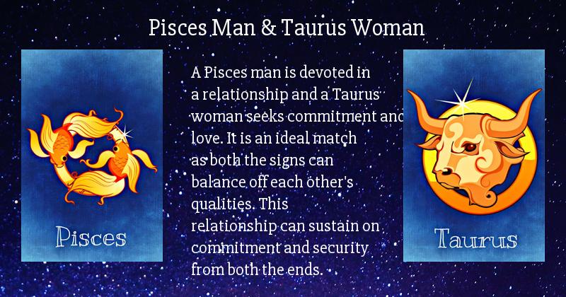 Taurus woman dating a pisces man